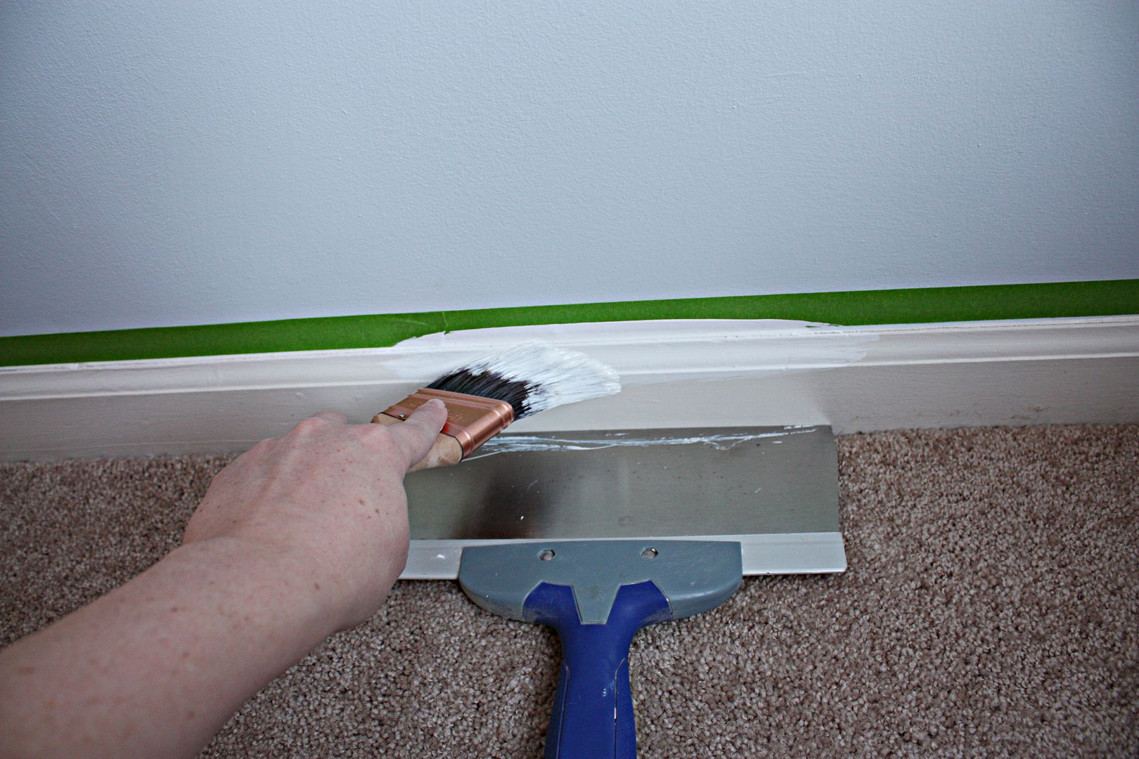 How to Paint Floor Trim Bower Power